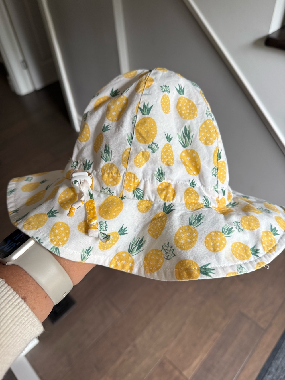 Jan&Jul pineapple sun hat L